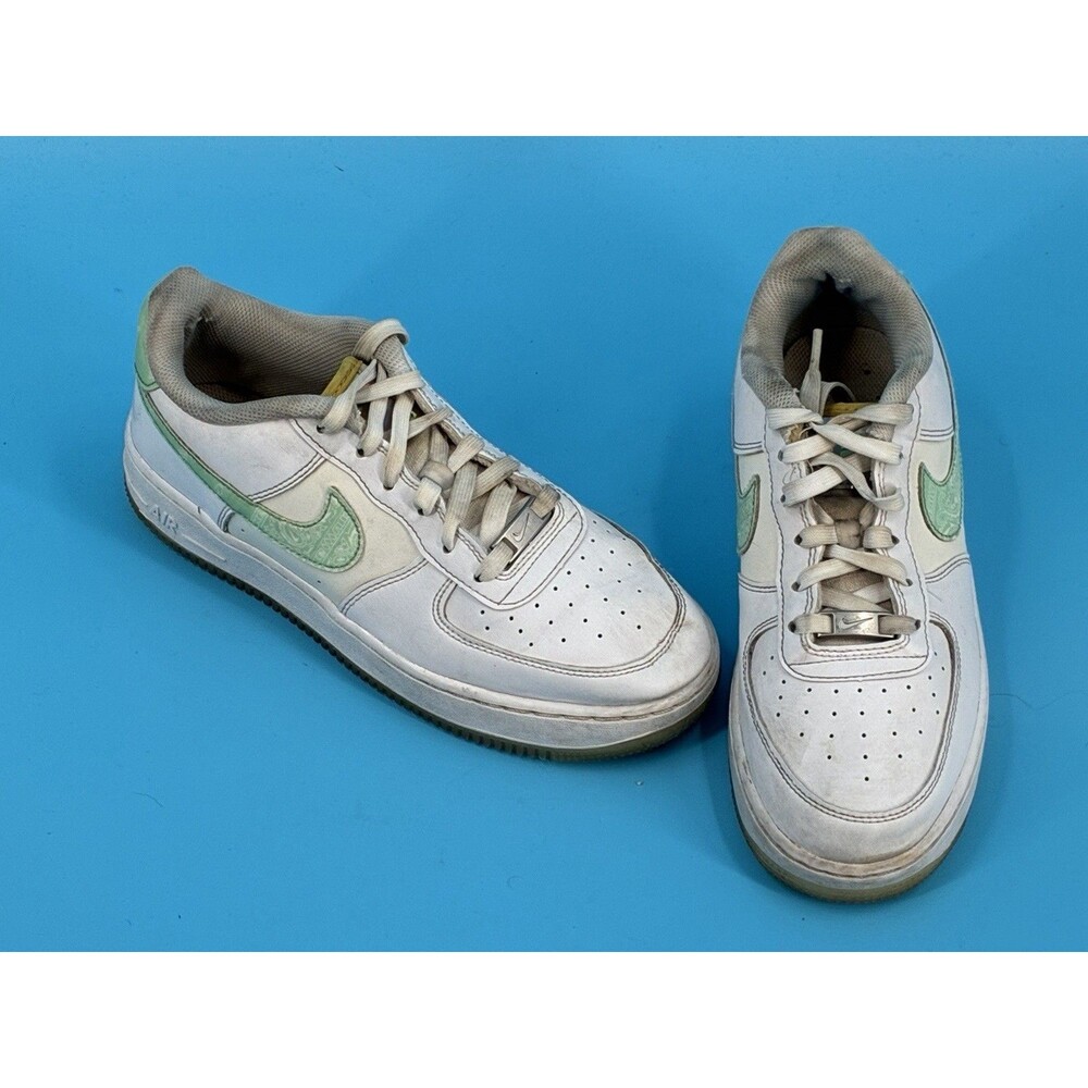 Nike Air Force 1 LV8 GS Pastel Paisley 6.5Y Womens 8 White Mint FJ7706-131
